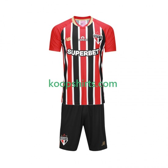 Sao Paulo Uit Tenue Kinder Voetbalshirts 2025-2026 Korte Mouwen