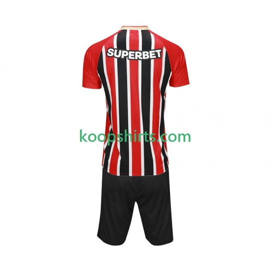Sao Paulo Uit Tenue Kinder Voetbalshirts 2025-2026 Korte Mouwen