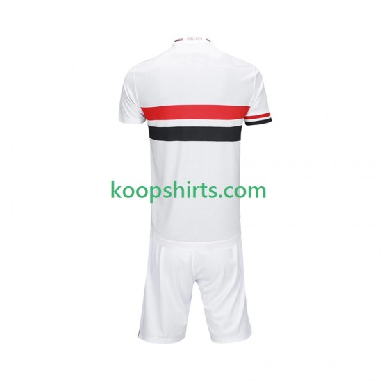 Sao Paulo Thuis Tenue Kinder Voetbalshirts 2025-2026 Korte Mouwen