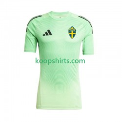 Zweden Doelman Thuis Tenue Heren Voetbalshirts 2025-2026 Korte Mouwen