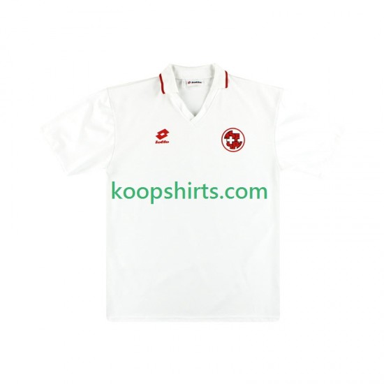 Zwitserland Retro Uit Tenue Heren Voetbalshirts 1994 Korte Mouwen