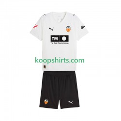Valencia CF Thuis Tenue Kinder Voetbalshirts 2025-2026 Korte Mouwen