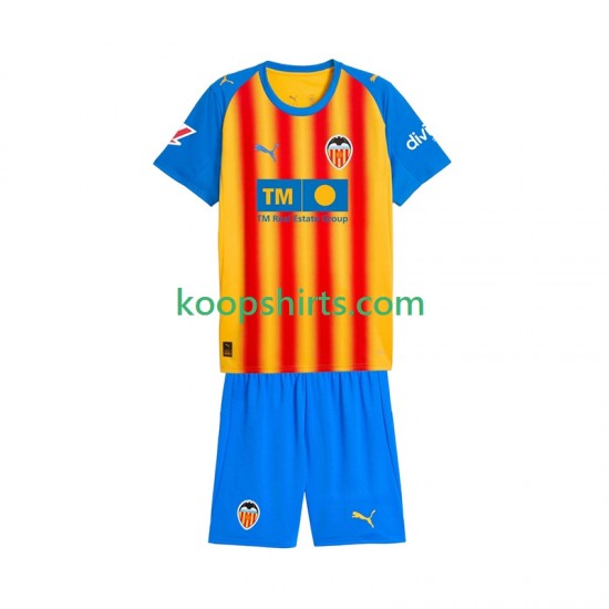 Valencia CF Derde Tenue Kinder Voetbalshirts 2025-2026 Korte Mouwen