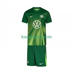 VfL Wolfsburg Thuis Tenue Kinder Voetbalshirts 2025-2026 Korte Mouwen