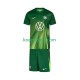 VfL Wolfsburg Thuis Tenue Kinder Voetbalshirts 2025-2026 Korte Mouwen